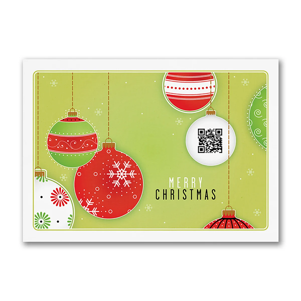 Ornament QR Code Card 1