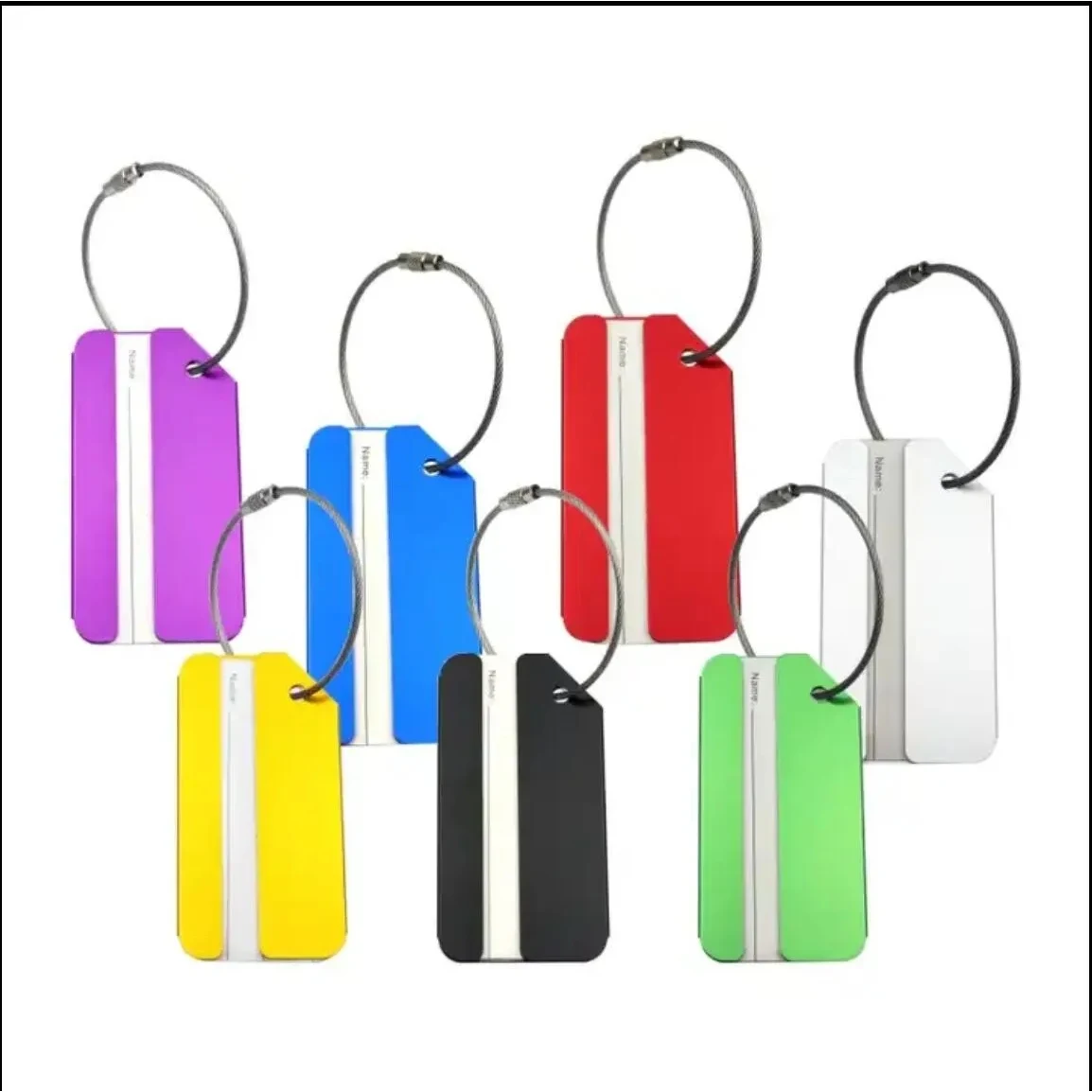 Auminum alloy luggage tags 1