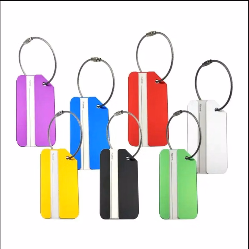 Auminum alloy luggage tags