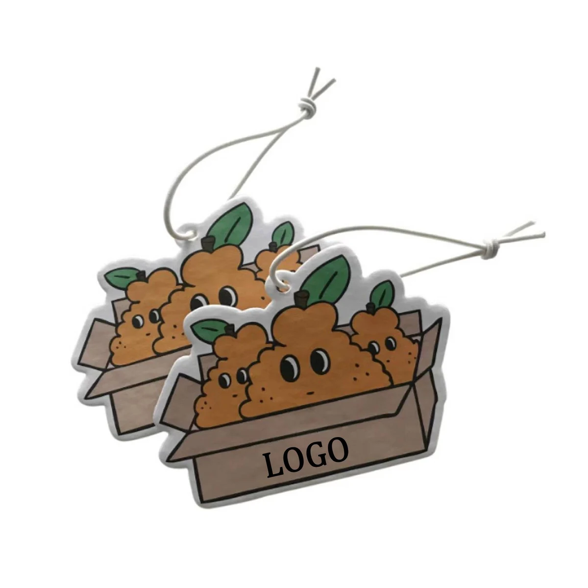 Custom Shape Hanging Car Air Freshener 1
