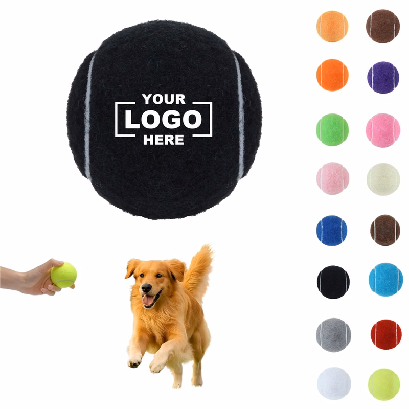 Pet Dog Boredom Toy Durable Bite Resistant Rubber Tennis