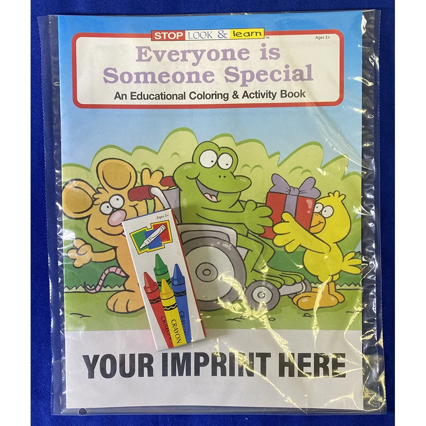 COLORING SET - Everyone is Someone Special Coloring Book Fun Pack 1