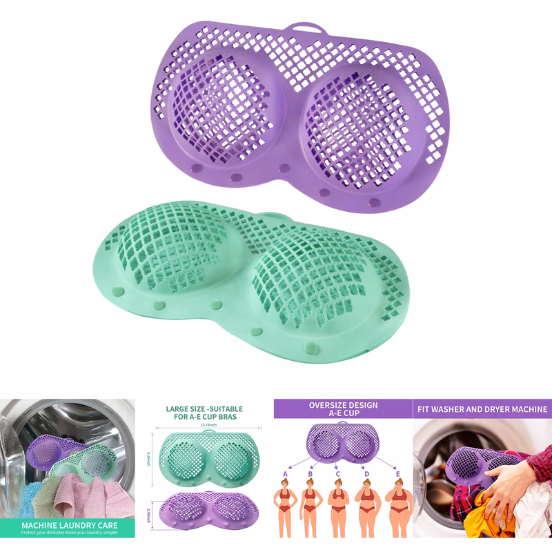 2Pcs Bra Bags For Laundry