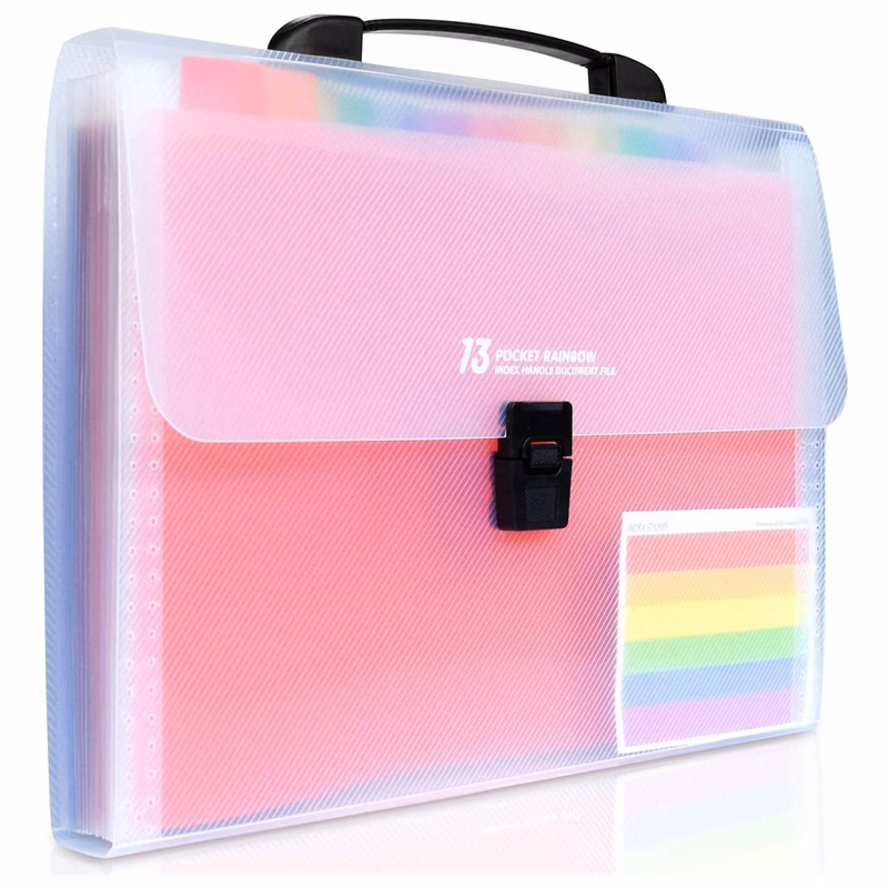Portable A4 Accordion File Folder
