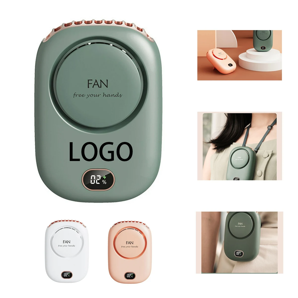 Rechargeable Eyelash Neck Fan 1