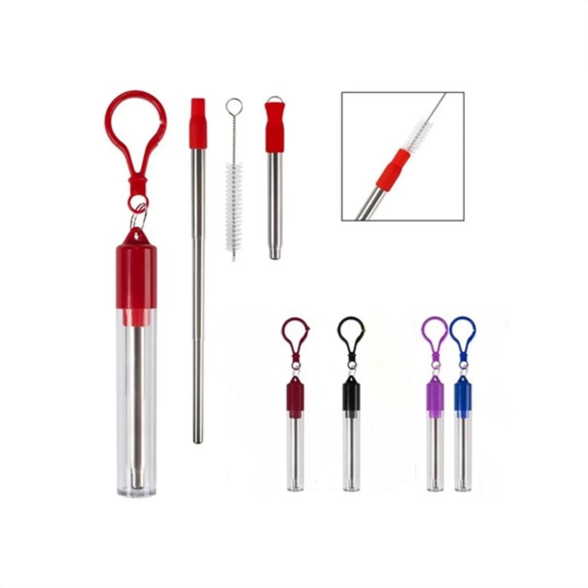 Retractable Folding Straws 1