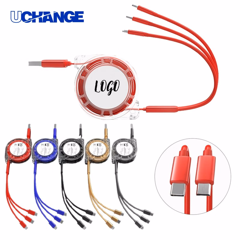 Three in One Mobile Charging Cable