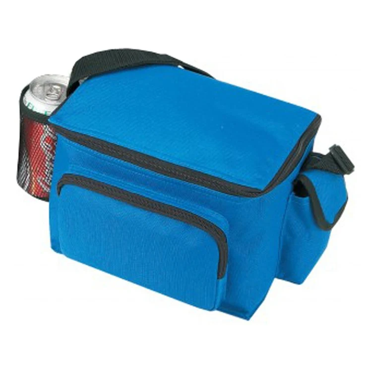 6-Pack Cooler with Bottle Holder & Cell Phone Pouch 1