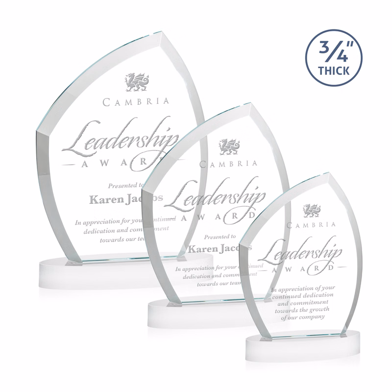 Daltry Award on Alberton Base - White