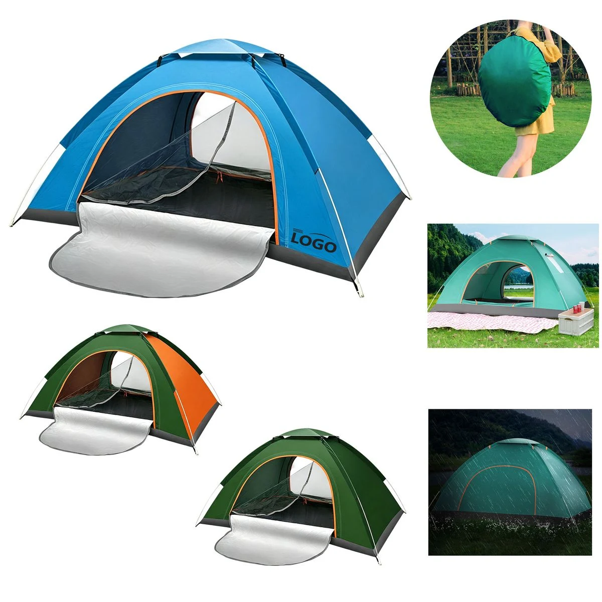 MOQ 1 Instant Automatic Large Capacity Camping Tent 1