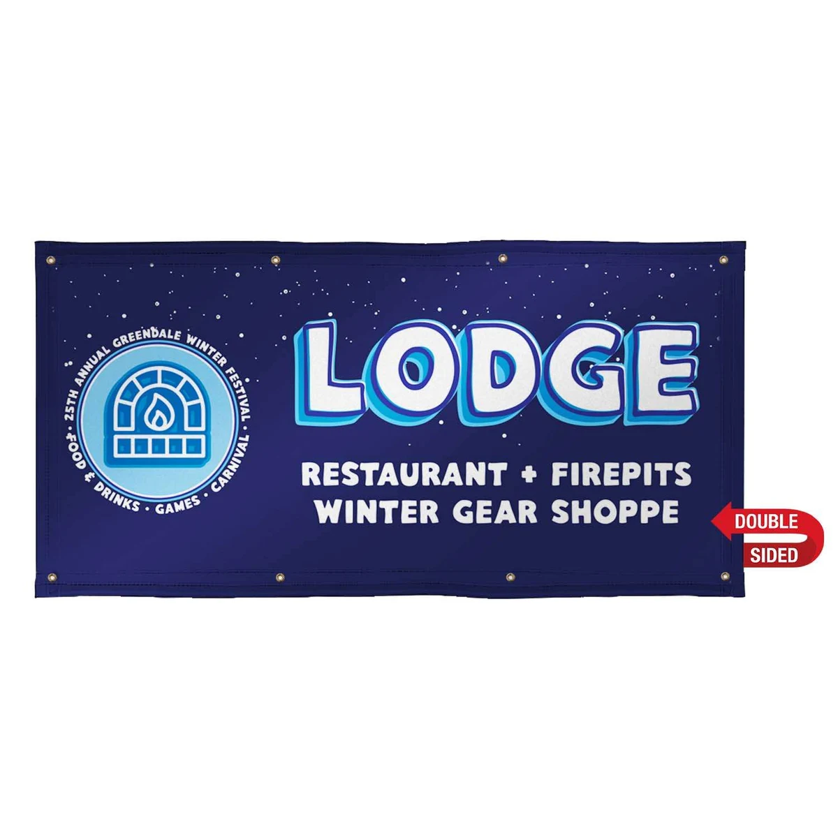 3' x 6' 18 oz. Vinyl Banner Double-Sided 1