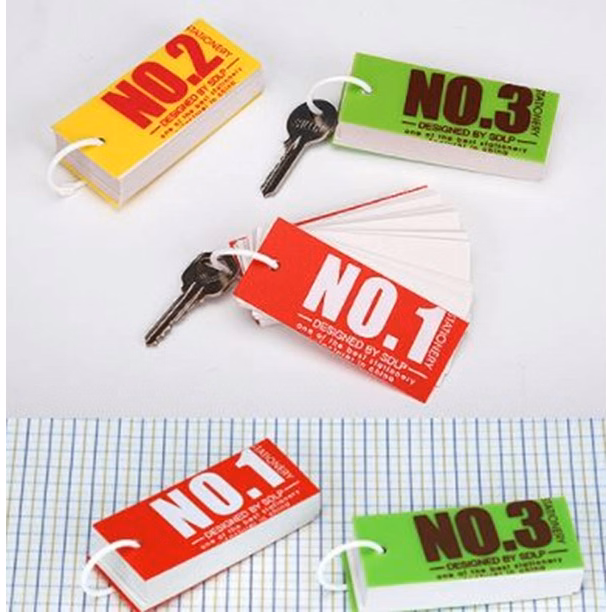 King Chain Kraft Paper Memo Pad