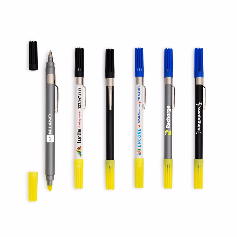 Dri Mark® Double Exposure Highlighter  Ballpoint Pen