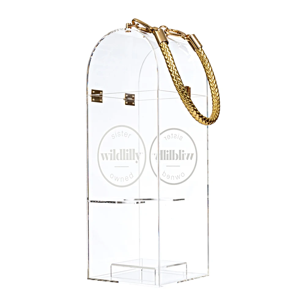 Acrylic Wine Case Purse 1