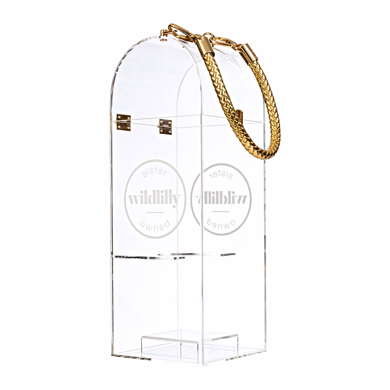 Acrylic Wine Case Purse