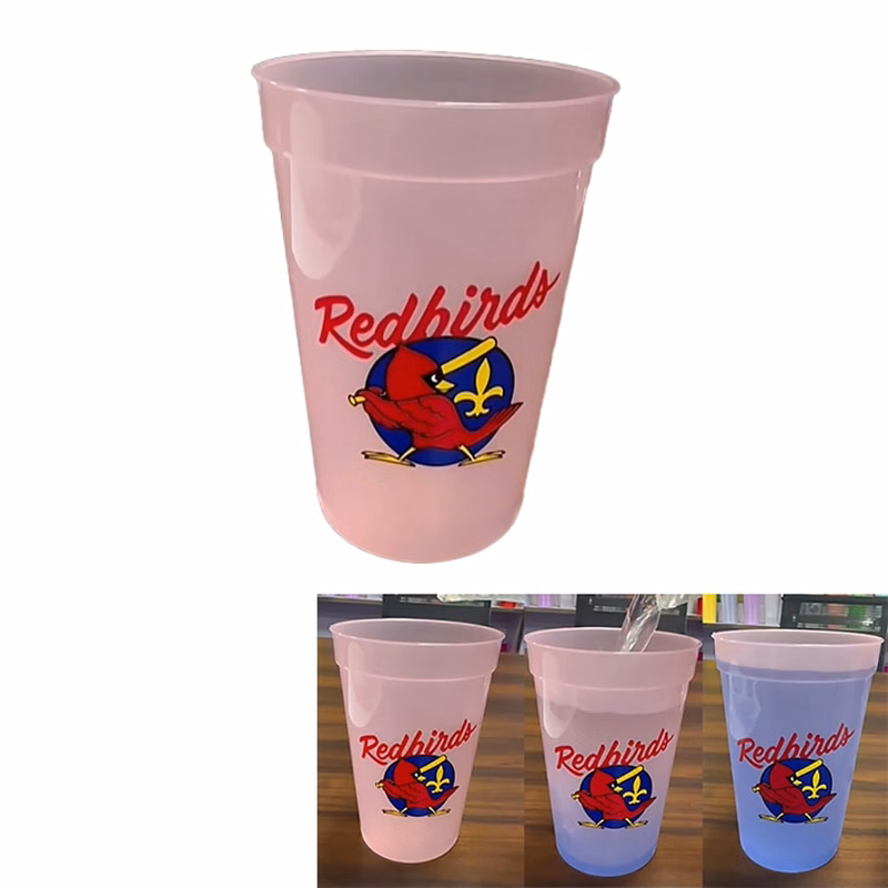 16 OZ PP Color Changing Stadium Cups