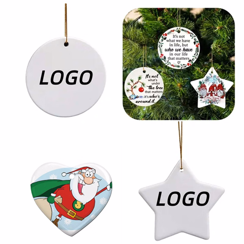 Christmas Ceramic Pendant MOQ 50