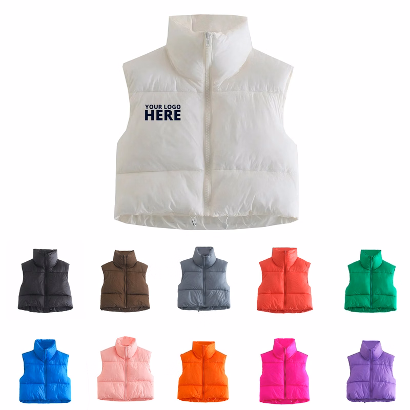 Women's Winter Crop Vest