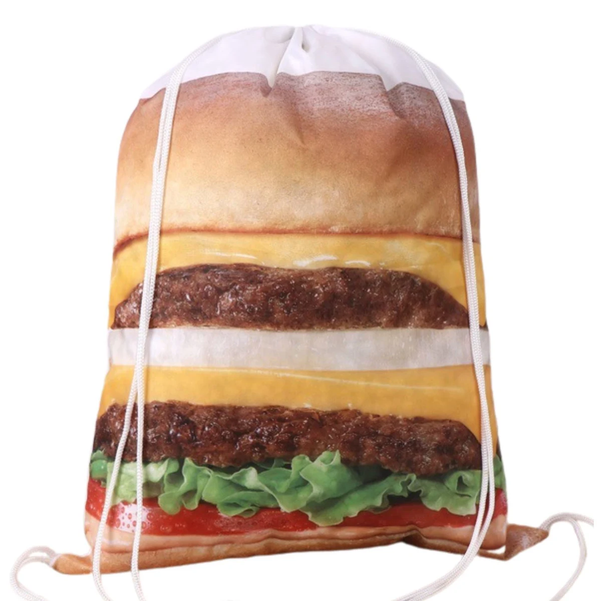 Premium 210D Polyester Sublimated Drawstring Backpack (14" x 18") 1