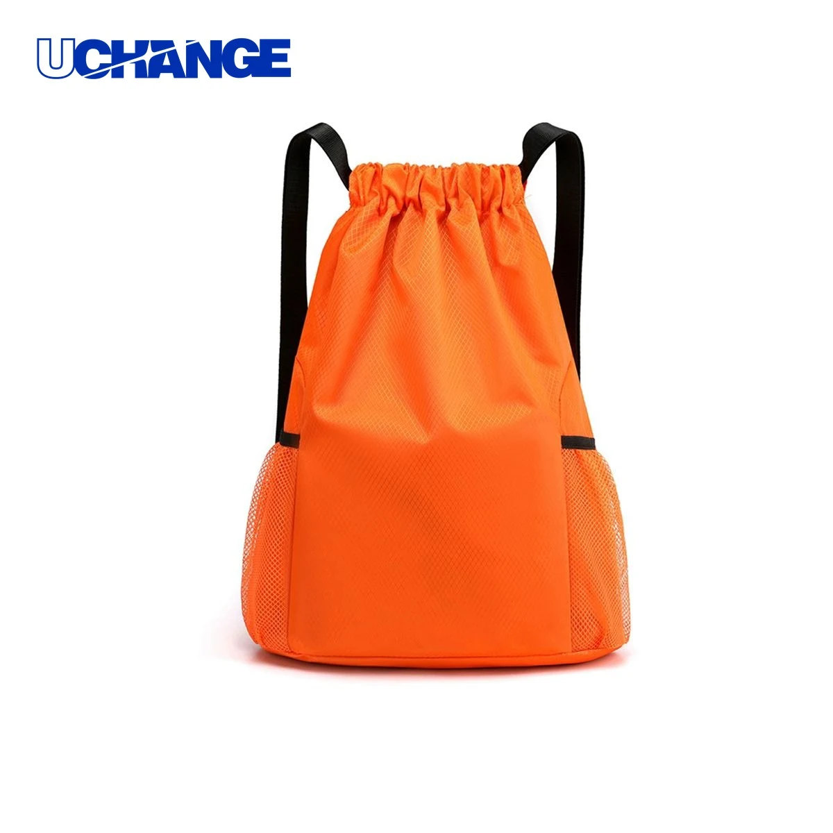 Oxford Drawstring Backpack Bag High Density with Side Pockets 1