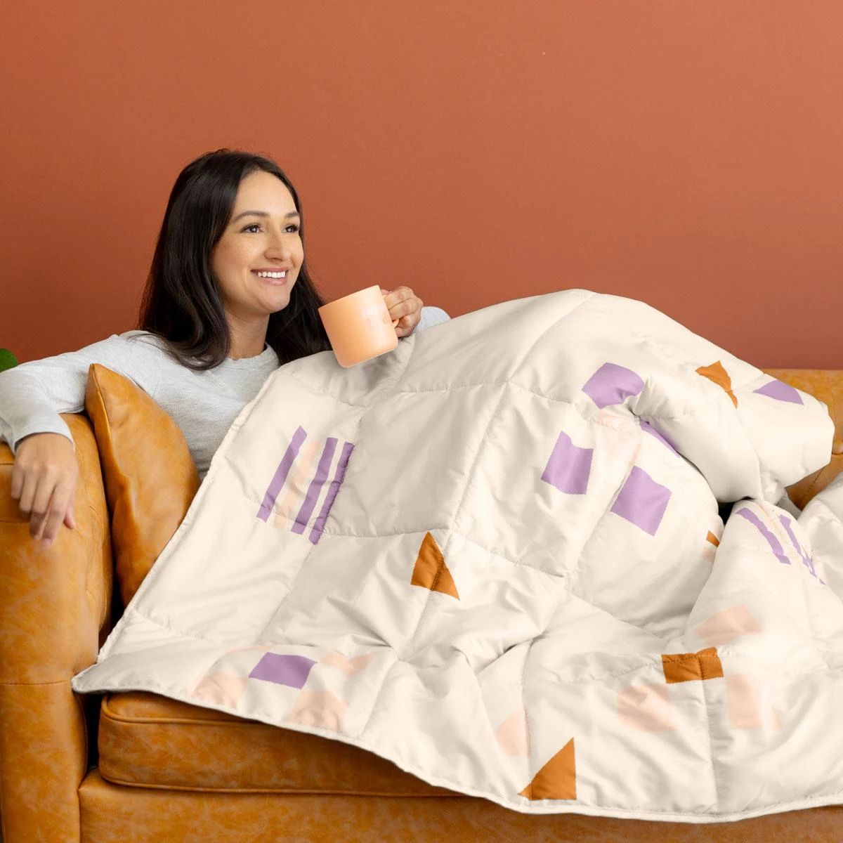 SOFT BLOCK LARGE BLANKET
1