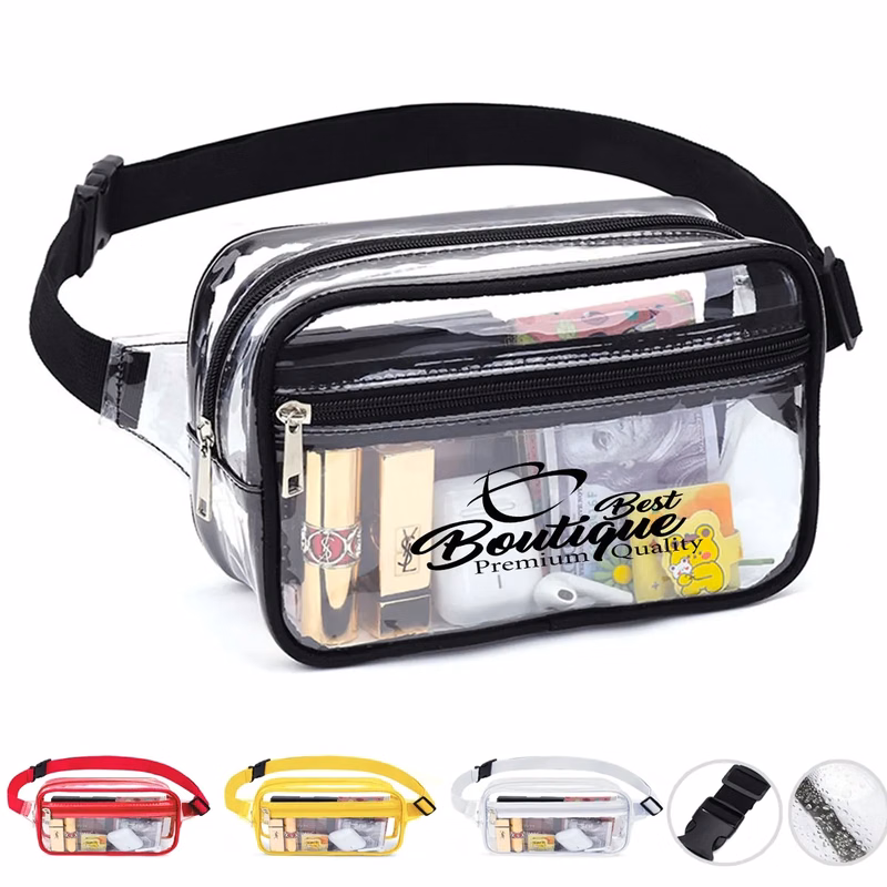 Stadium Approved Clear Fanny Pack Waterproof Belt Bag