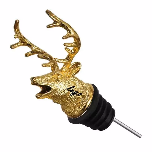 Alloy Bull Wine Stopper Cap Cork for Home, Events and Gifting