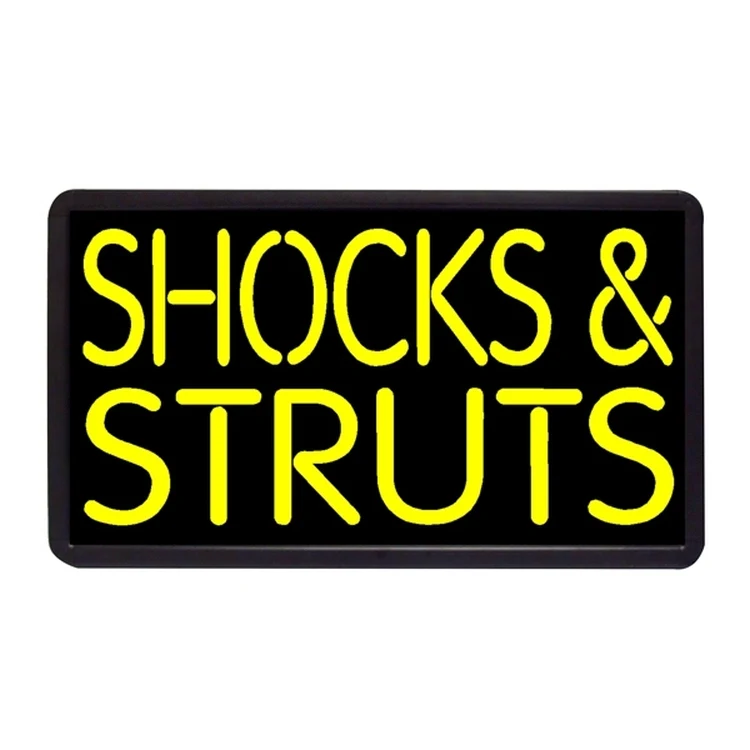 Shock n' Struts 13" x 24" Simulated Neon Sign 1