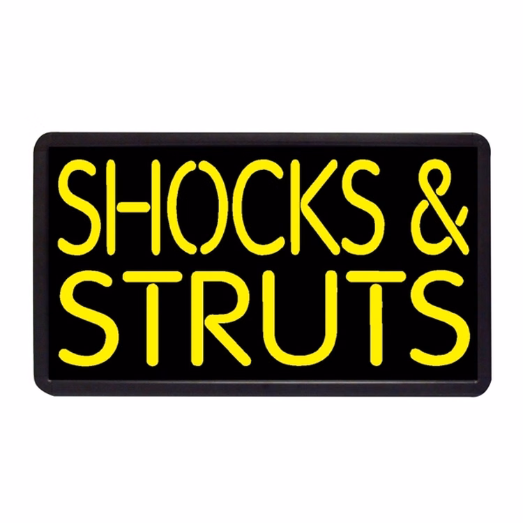 Shock n' Struts 13" x 24" Simulated Neon Sign