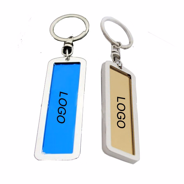 License Plate Shape Keychain