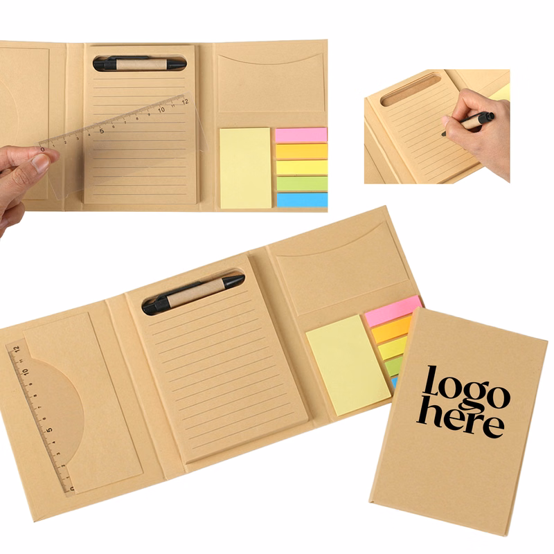 Kraft Paper Multi-Functional Sticky Notebook