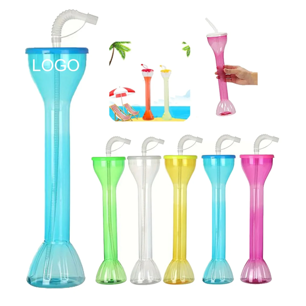 Fun Plastic Dumbbell Party Cups 1