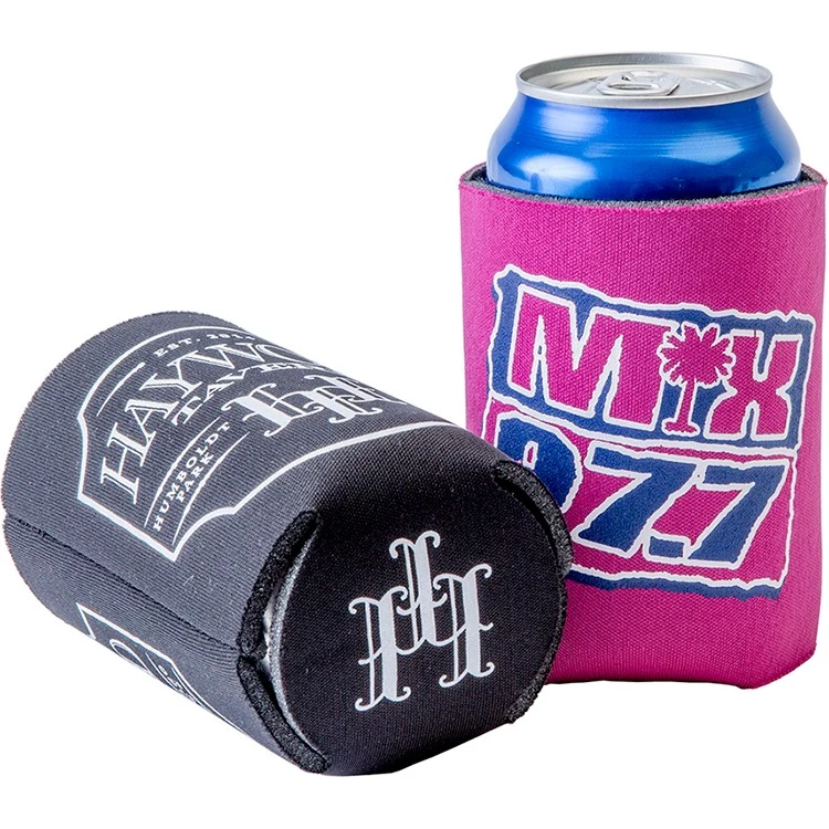 FoamZone USA Made Collapsible Can Cooler with Bottom Imprint 1