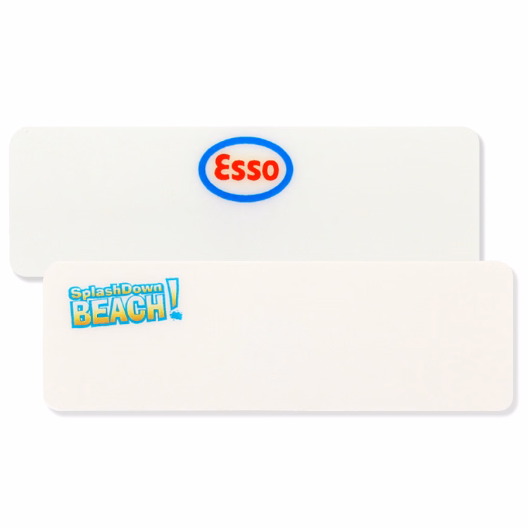 Cyclops Economy Full Color name badge. 1"x3"