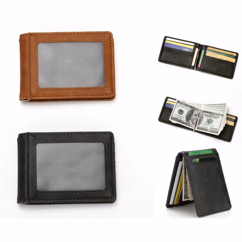 RFID-Blocking PU Card Holder Wallet