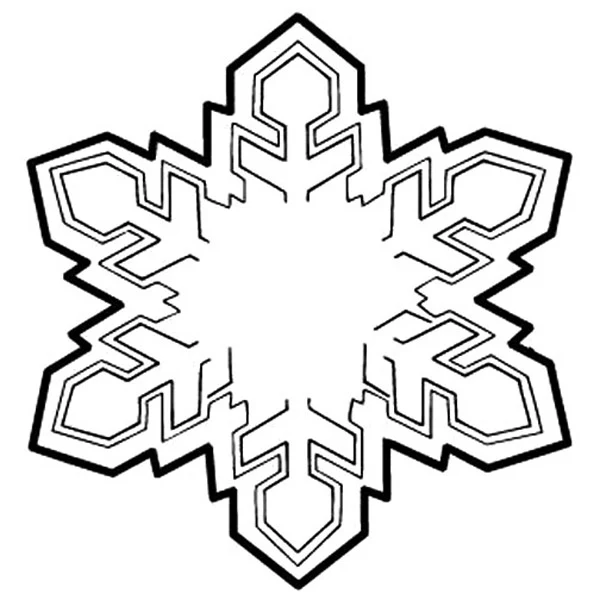Magnet - Snowflake - Full Color 1