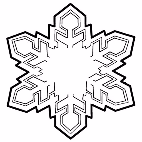 Magnet - Snowflake - Full Color