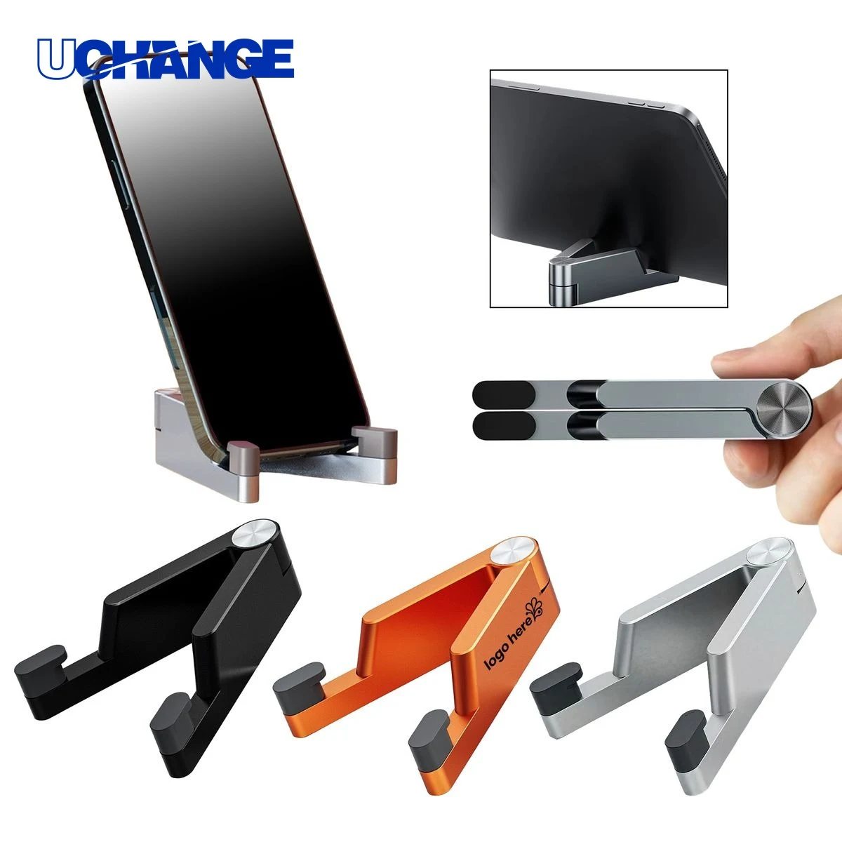 Foldable Desktop Alloy Phone Stand Holder 1