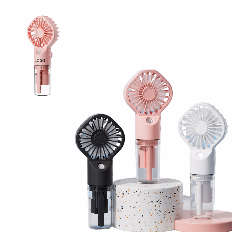 USB-Powered Handheld Fan W/ Built-in Mist Spray