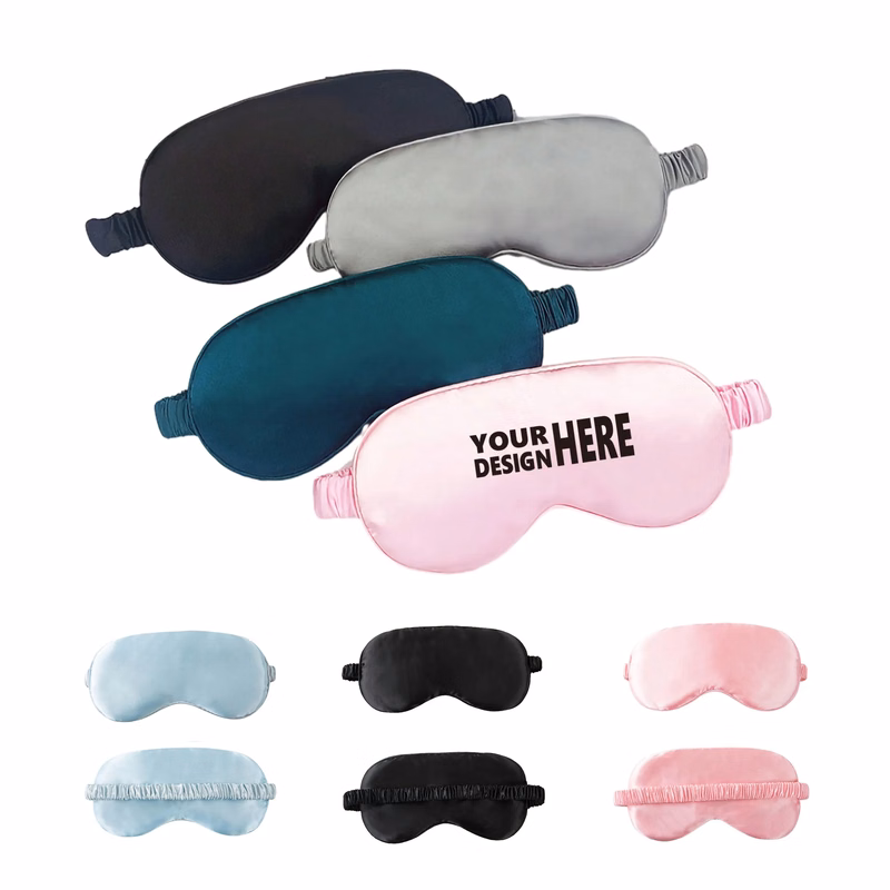 MOQ 100PCS Simulated Silk Sleep Mask