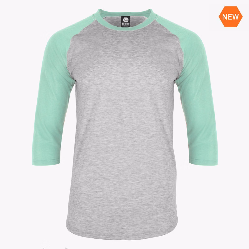 #H214 / Varsity Men's 3/4 Sleeve Baseball Tee