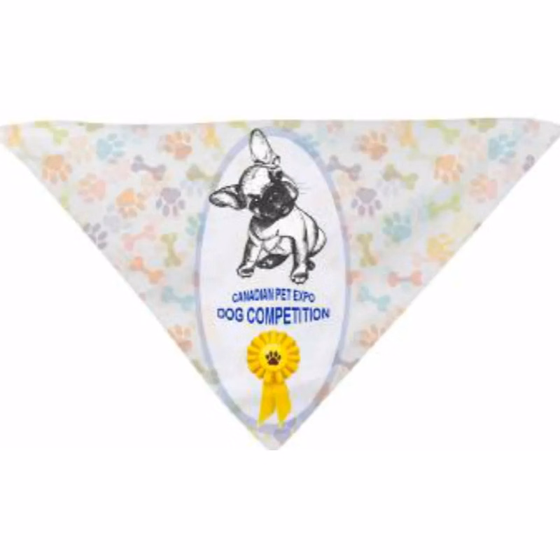 Sublimated Large Dog Bandana, 22x22x29