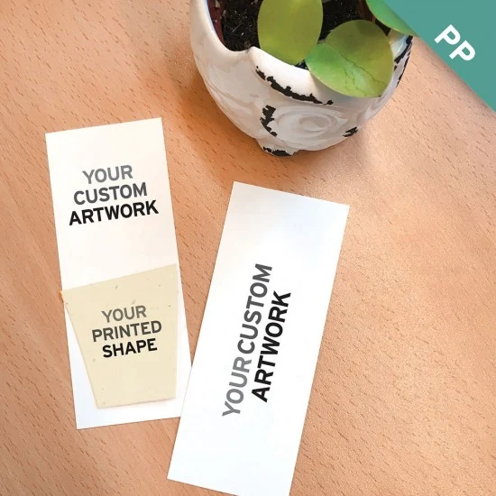 Double-Sided Small Eco Bookmark With Printed Shape 1