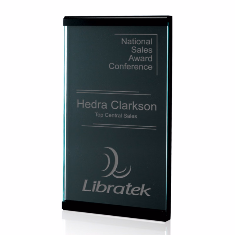 Scroll Plaque - Jade/Black