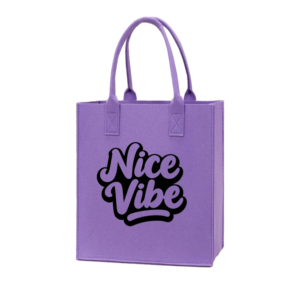 Thick Felt Carryall Bag 1
