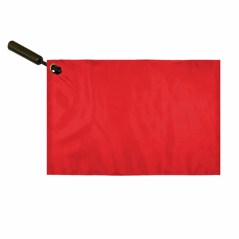 Blank 1 Ply Swirler Flag 12" x 18" E-Poly