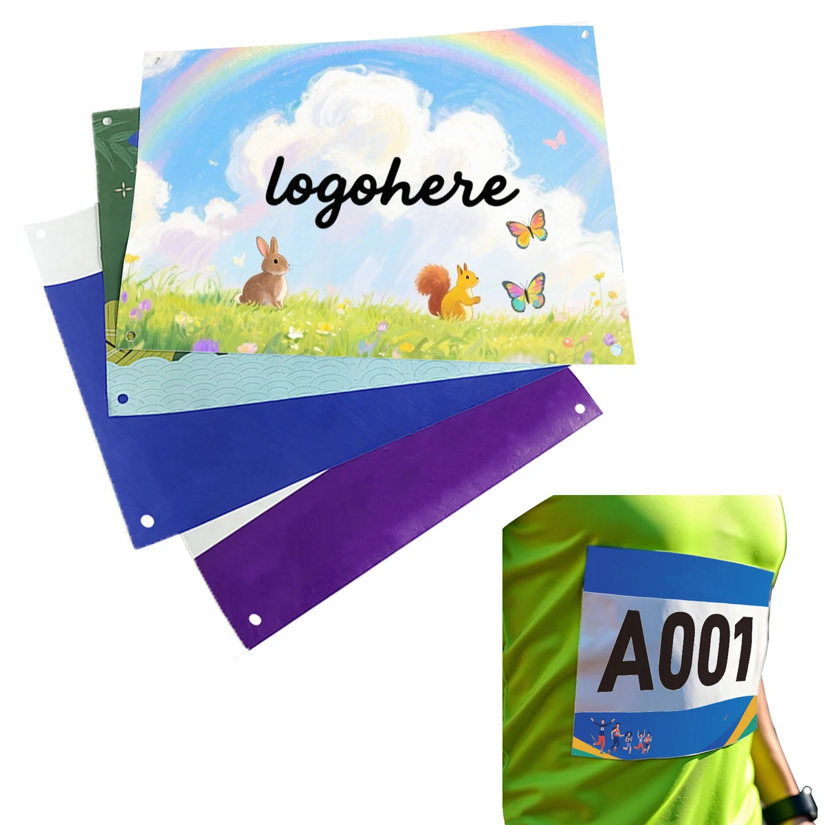 Waterproof Event Numbers 1