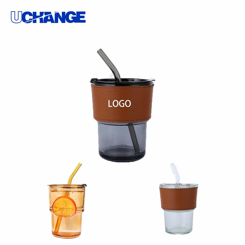 Glass Coffee Cup with Sleeve