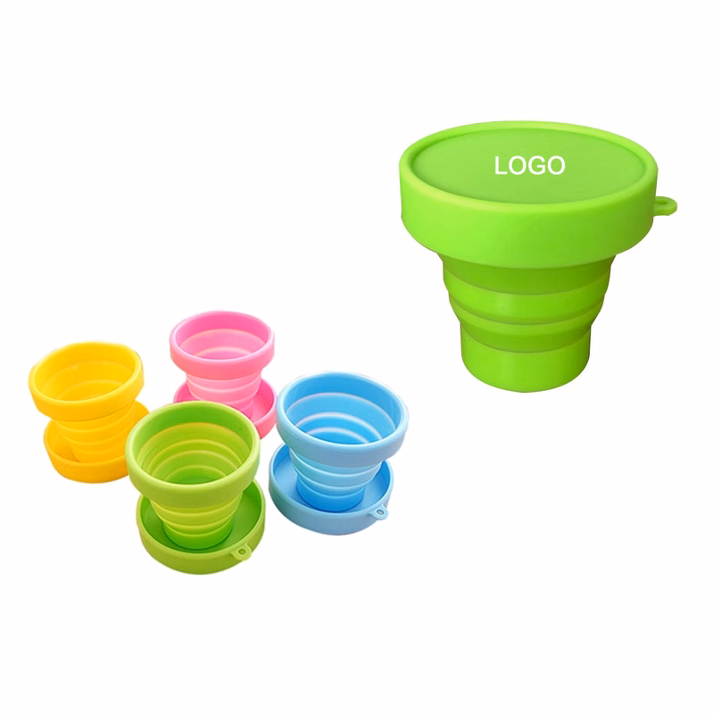 Silicone Collapsible Cup With Lids
