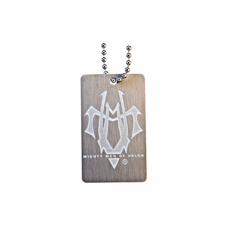 Aluminum Dog Tag (Photo-Etched) with 23" Ball Chain